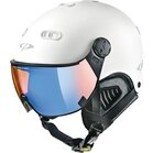 CP Ski CARACHILLO Helmet white soft touch / Visor Nr.26