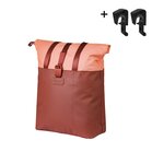 Basil Vive Shopper Gepäckträgertasche MIK Hooks 15-20L bordeaux/pink