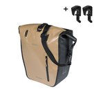 Basil Rivo L Einzeltasche Tarpaulin MIK Hooks 25-31L sand/schwarz