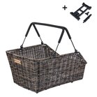 Basil Cento Rattan Look MIK Fahrradkorb hinten naturbraun