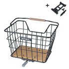 Basil Nordland Fahrradkorb MIK 23L schwarz/naturbraun