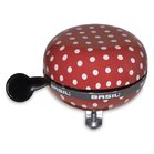 Basil Polkadot Fahrradklingel 80mm rot/weiss gepunktet