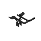 PRO Zeitfahrlenker-Aufsatz J-Bend 45 Clip-on Alu schwarz