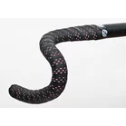 Bike Ribbon Lenkerband Drops schwarz mit pinken Tropfen