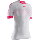 X-BIONIC WOMEN The Trick 4.0 Running Shirt SH SL arctic white/neon flamingo